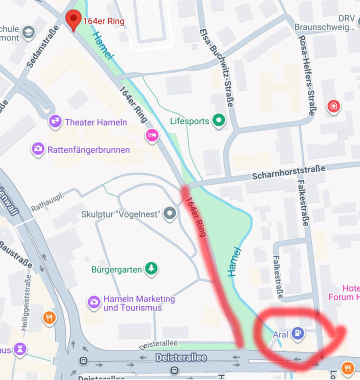 Anfahrt zur Burg teilweise gesperrt